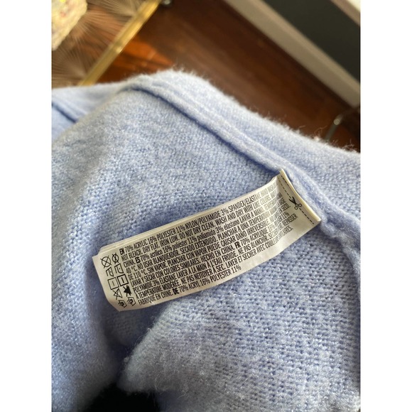 Forever 21 baby blue longline cardigan with pockets, size small - Picture 8 of 8